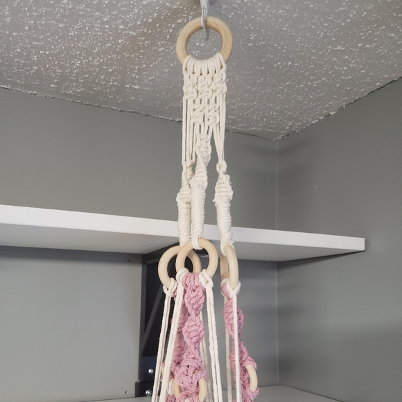 Handmade Macrame Plant Hanger - Picture 2 of 5